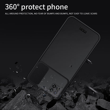 For Xiaomi Poco C3 MOFI Xing Dun Series Translucent Frosted PC + TPU Privacy Anti-glare Shockproof All-inclusive Protective Case(Black) - Xiaomi Cases by MOFI | Online Shopping South Africa | PMC Jewellery | Buy Now Pay Later Mobicred