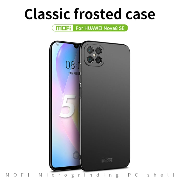 For Huawei nova 8 SE MOFI Frosted PC Ultra-thin Hard Case (Red) - Huawei Cases by MOFI | Online Shopping South Africa | PMC Jewellery