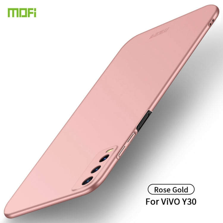 For vivo Y30 MOFI Frosted PC Ultra-thin Hard Case (Rose gold) - vivo Cases by MOFI | Online Shopping South Africa | PMC TechLife