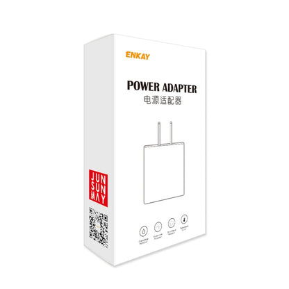 ENKAY Hat-Prince T033 18W USB QC 3.0 Fast Charging Travel Charger Power Adapter, EU Plug - USB Charger by ENKAY | Online Shopping South Africa | PMC Jewellery | Buy Now Pay Later Mobicred