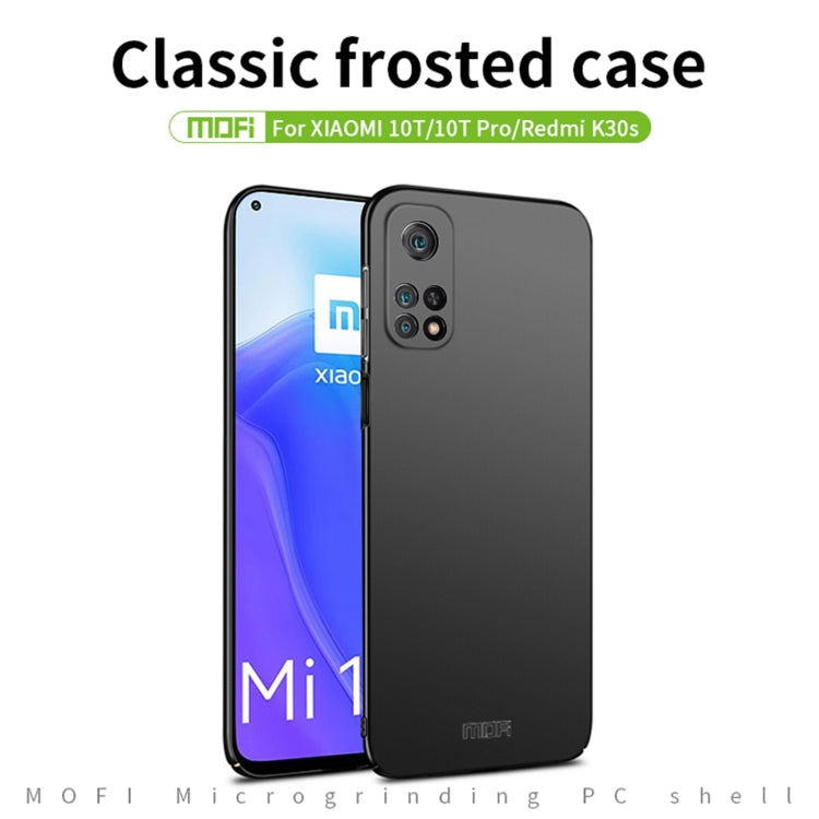 For Xiaomi Mi 10T / 10T Pro / K30S MOFI Frosted PC Ultra-thin Hard C(Black) - Xiaomi Cases by MOFI | Online Shopping South Africa | PMC Jewellery