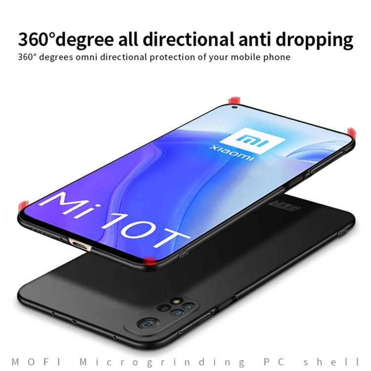 For Xiaomi Mi 10T / 10T Pro / K30S MOFI Frosted PC Ultra-thin Hard C(Black) - Xiaomi Cases by MOFI | Online Shopping South Africa | PMC Jewellery