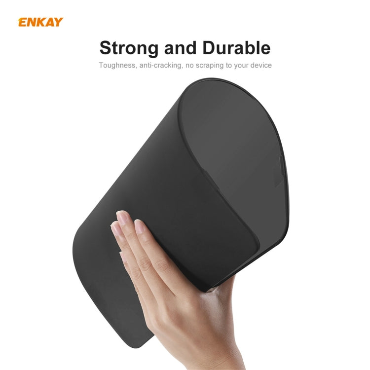 ENKAY 3 in 1 Matte Laptop Protective Case + EU Version TPU Keyboard Film + Anti-dust Plugs Set for MacBook Pro 13.3 inch A1706 / A1989 / A2159 (with Touch Bar)(Black) - MacBook Pro Cases by ENKAY | Online Shopping South Africa | PMC Jewellery | Buy Now Pay Later Mobicred