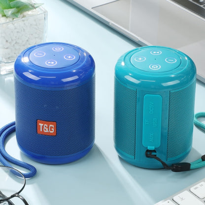 T&G TG519 TWS HiFi Portable Bluetooth Speaker Subwoofer Outdoor Wireless Column Speakers Support TF Card / FM / 3.5mm AUX / U Disk / Hands-free Call(Blue) - Desktop Speaker by T&G | Online Shopping South Africa | PMC Jewellery | Buy Now Pay Later Mobicred