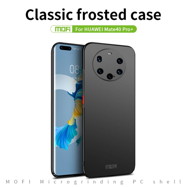 For Huawei Mate 40 Pro+ MOFI Frosted PC Ultra-thin Hard Case(Blue) - Huawei Cases by MOFI | Online Shopping South Africa | PMC TechLife | Buy Now Pay Later Mobicred