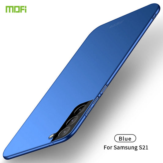 For Samsung Galaxy S21 5G MOFI Frosted PC Ultra-thin Hard Case(Blue) - Galaxy S21 5G Cases by MOFI | Online Shopping South Africa | PMC Jewellery