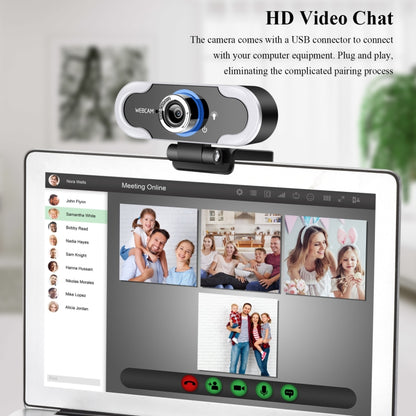 C13 1080P High-Definition Touch 3-level Brightness Web Camera Fill Light Camera Live Webcast Webcam with Tripod - HD Camera by PMC Jewellery | Online Shopping South Africa | PMC Jewellery | Buy Now Pay Later Mobicred