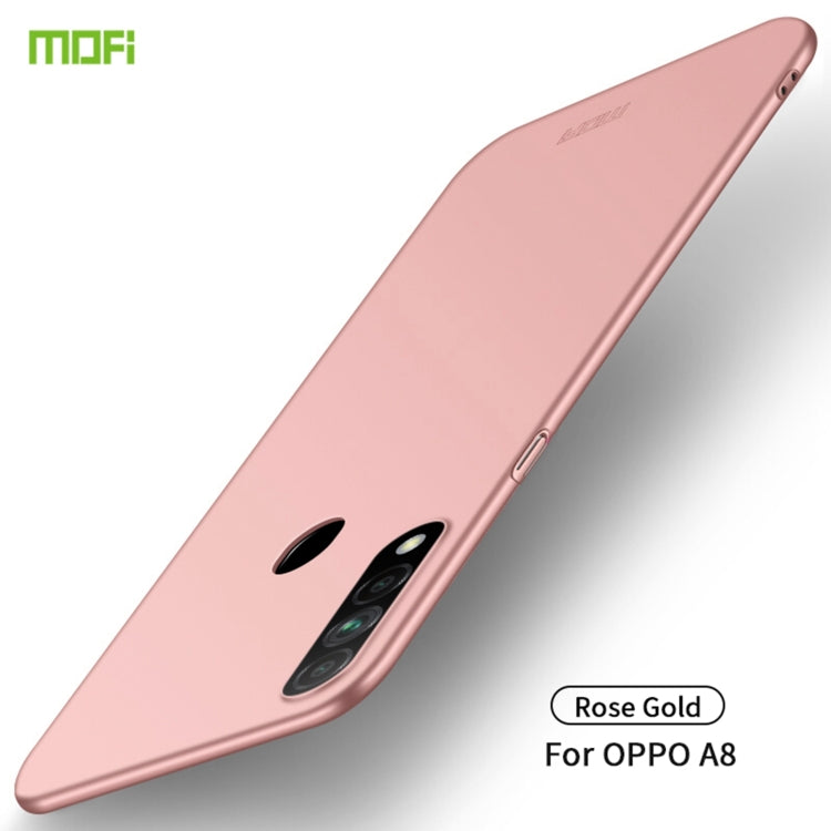 For OPPO A8 MOFI Frosted PC Ultra-thin Hard Case(Rose Gold) - OPPO Cases by MOFI | Online Shopping South Africa | PMC Jewellery