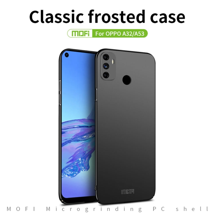 For OPPO A32 / A52 MOFI Frosted PC Ultra-thin Hard Case(Red) - OPPO Cases by MOFI | Online Shopping South Africa | PMC TechLife | Buy Now Pay Later Mobicred