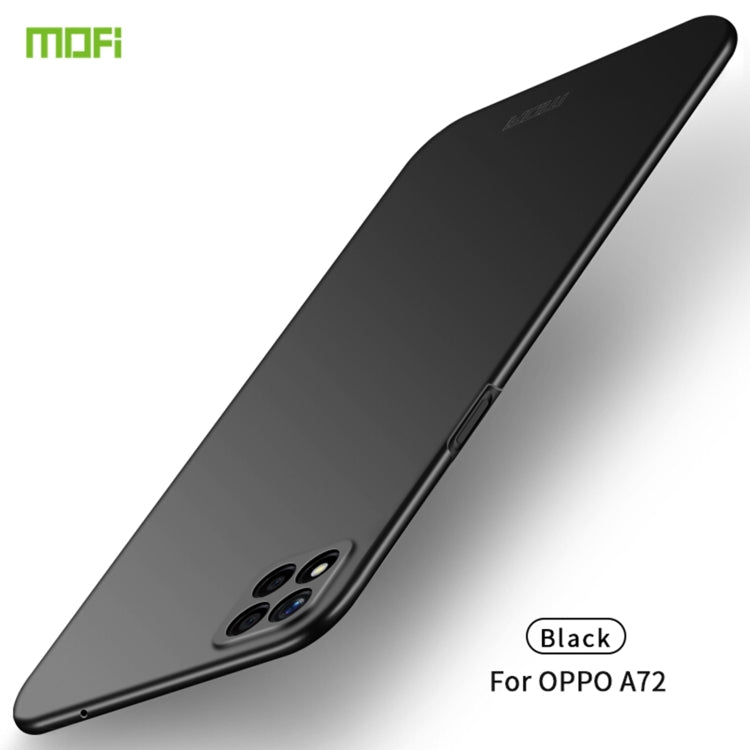 For OPPO A72 MOFI Frosted PC Ultra-thin Hard Case(Black) - OPPO Cases by MOFI | Online Shopping South Africa | PMC TechLife | Buy Now Pay Later Mobicred