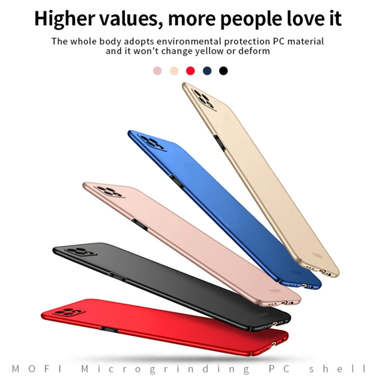 For OPPO A72 MOFI Frosted PC Ultra-thin Hard Case(Black) - OPPO Cases by MOFI | Online Shopping South Africa | PMC TechLife | Buy Now Pay Later Mobicred
