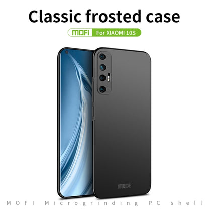 For Xiaomi Mi 10S MOFI Frosted PC Ultra-thin Hard Case(Blue) - Xiaomi Cases by MOFI | Online Shopping South Africa | PMC Jewellery