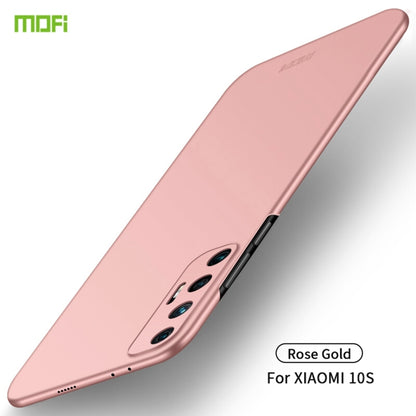 For Xiaomi Mi 10S MOFI Frosted PC Ultra-thin Hard Case(Rose Gold) - Xiaomi Cases by MOFI | Online Shopping South Africa | PMC Jewellery