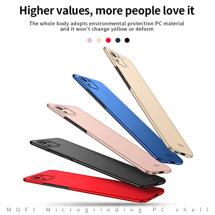 For Xiaomi Mi 11 Pro MOFI Frosted PC Ultra-thin Hard Case(Blue) - Xiaomi Cases by MOFI | Online Shopping South Africa | PMC TechLife