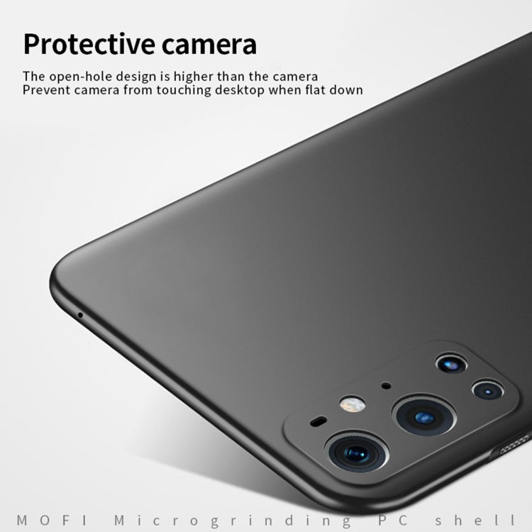 For OnePlus 9 Pro MOFI Frosted PC Ultra-thin Hard Case(Black) - OnePlus Cases by MOFI | Online Shopping South Africa | PMC Jewellery