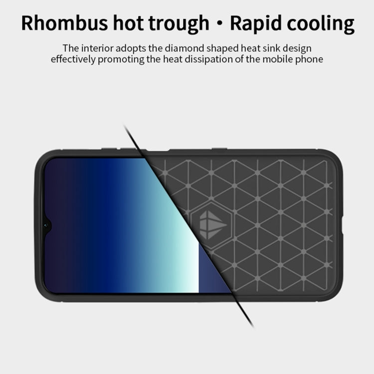 For Sony Xperia ACE ll MOFI Gentleness Series Brushed Texture Carbon Fiber Soft TPU Case(Blue) - Sony Cases by MOFI | Online Shopping South Africa | PMC TechLife | Buy Now Pay Later Mobicred
