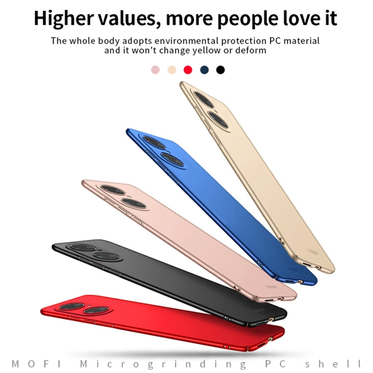 For Huawei P50 MOFI Frosted PC Ultra-thin Hard Case(Red) - Huawei Cases by MOFI | Online Shopping South Africa | PMC TechLife | Buy Now Pay Later Mobicred