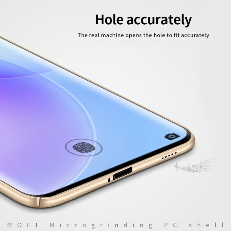 For Honor V40 MOFI Frosted PC Ultra-thin Hard Case(Gold) - Honor Cases by MOFI | Online Shopping South Africa | PMC TechLife | Buy Now Pay Later Mobicred