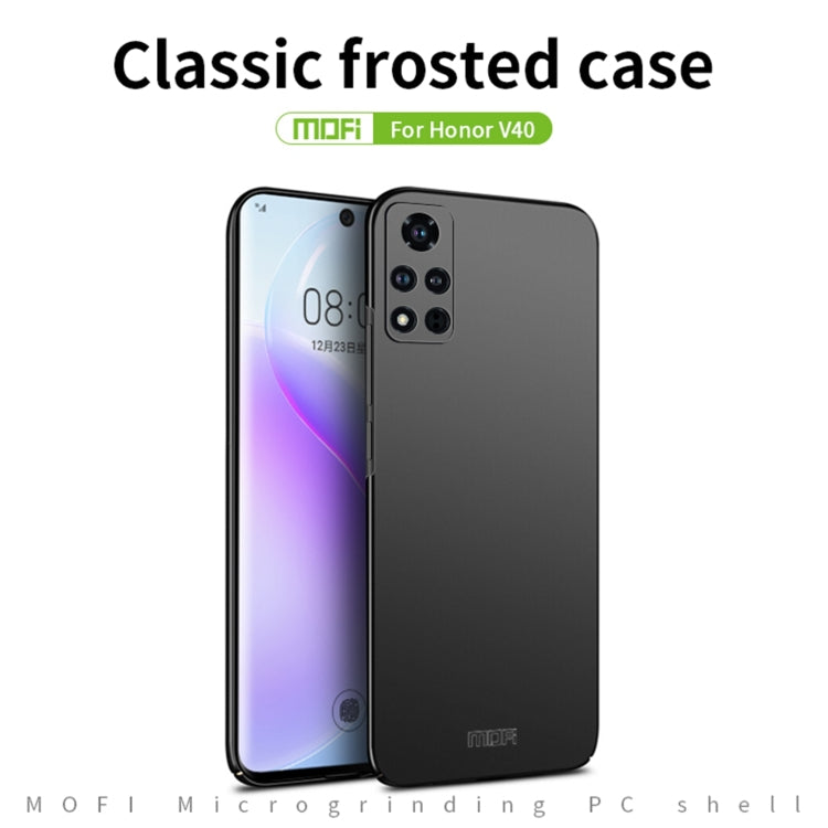 For Honor V40  MOFI Frosted PC Ultra-thin Hard Case(Rose gold) - Honor Cases by MOFI | Online Shopping South Africa | PMC Jewellery