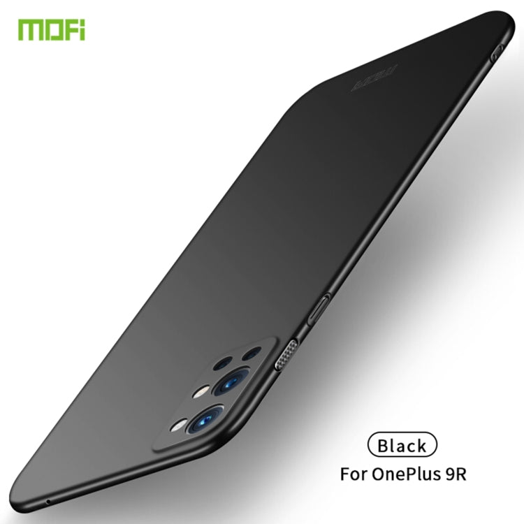 For OnePlus 9R MOFI Frosted PC Ultra-thin Hard Case(Black) - OnePlus Cases by MOFI | Online Shopping South Africa | PMC TechLife