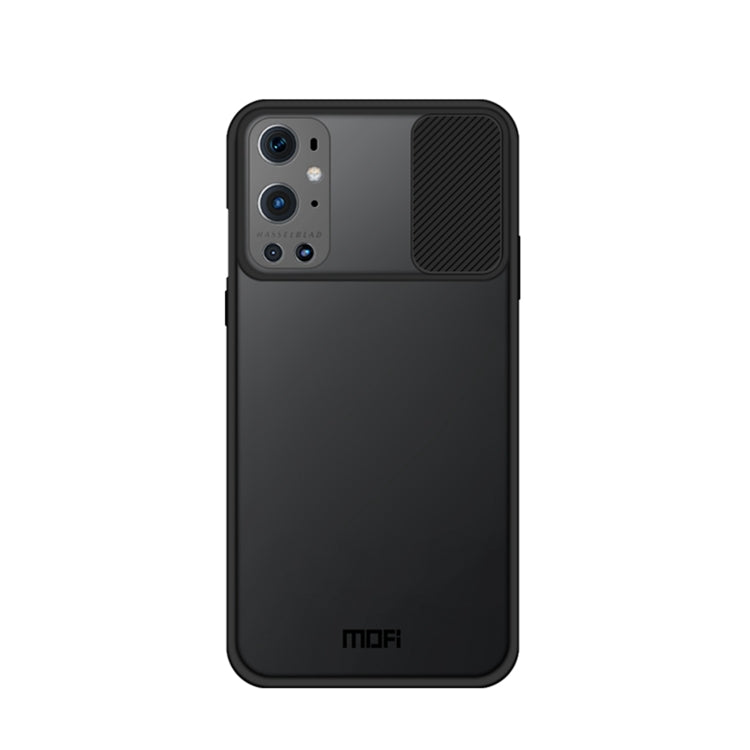 For OnePlus 9 Pro MOFI Xing Dun Series Translucent Frosted PC + TPU Privacy Anti-glare Shockproof All-inclusive Protective Case(Black) - OnePlus Cases by MOFI | Online Shopping South Africa | PMC Jewellery