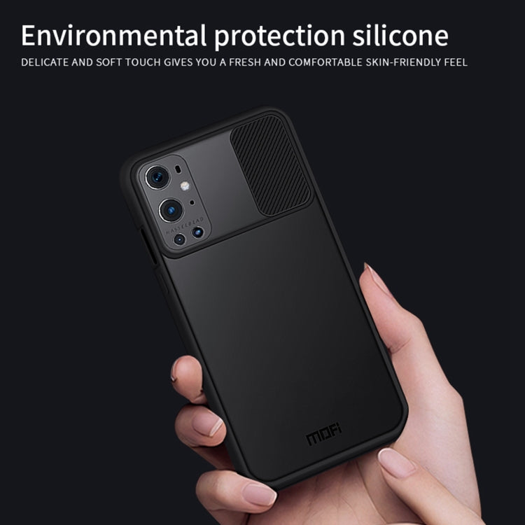 For OnePlus 9 Pro MOFI Xing Dun Series Translucent Frosted PC + TPU Privacy Anti-glare Shockproof All-inclusive Protective Case(Black) - OnePlus Cases by MOFI | Online Shopping South Africa | PMC Jewellery