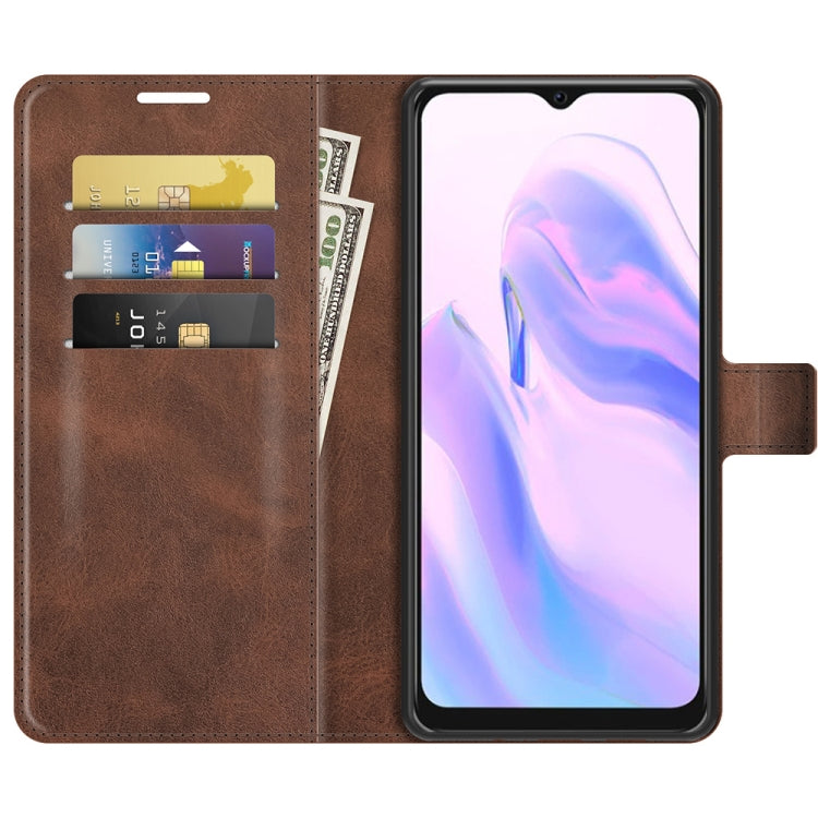 For Blackview A70 Retro Calf Pattern Buckle Horizontal Flip Leather Case with Holder & Card Slots & Wallet(Dark Brown) - More Brand by PMC Jewellery | Online Shopping South Africa | PMC Jewellery | Buy Now Pay Later Mobicred