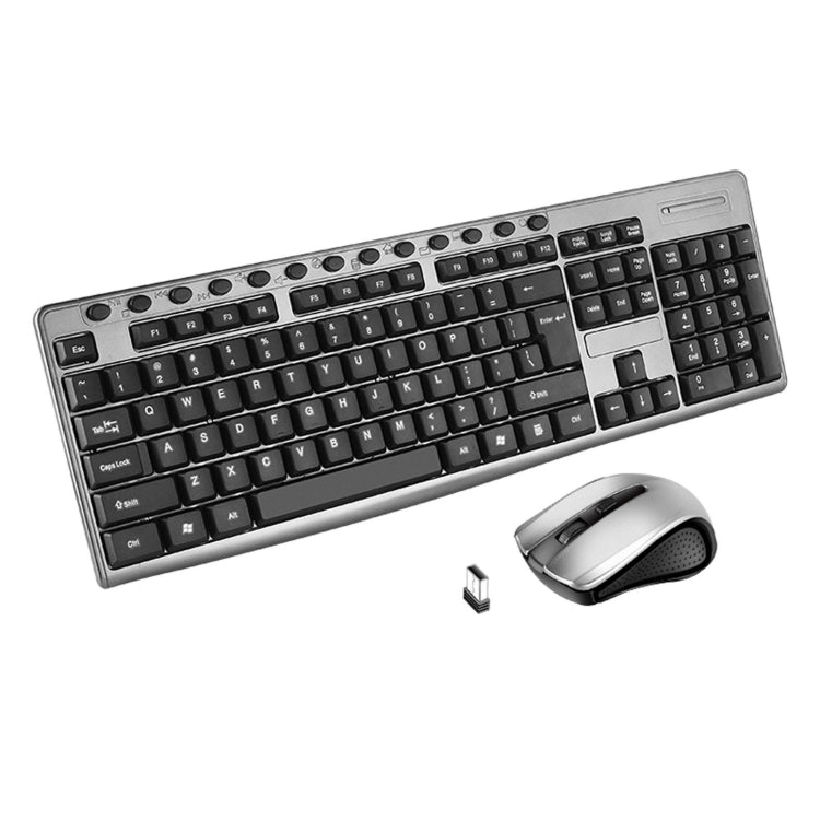 KB6600 104 Keys 2.4G Wireless Keyboard and Mouse Set - Wireless Keyboard by PMC Jewellery | Online Shopping South Africa | PMC Jewellery | Buy Now Pay Later Mobicred