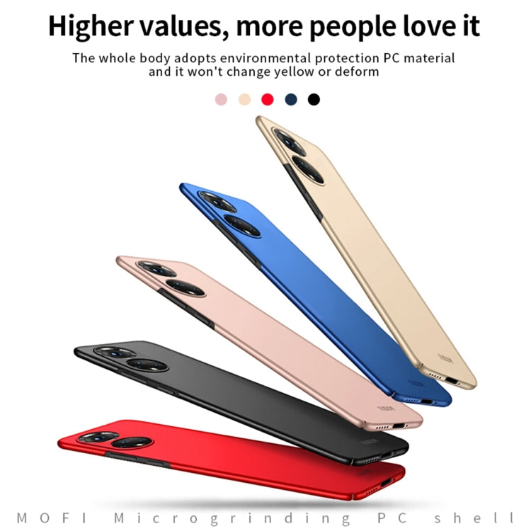 For Honor 50 MOFI Frosted PC Ultra-thin Hard Case(Blue) - Honor Cases by MOFI | Online Shopping South Africa | PMC TechLife | Buy Now Pay Later Mobicred