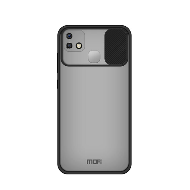 For Infinix HOT 10i MOFI Xing Dun Series Translucent Frosted PC + TPU Privacy Anti-glare Shockproof All-inclusive Protective Case(Black) - Infinix Cases by MOFI | Online Shopping South Africa | PMC Jewellery