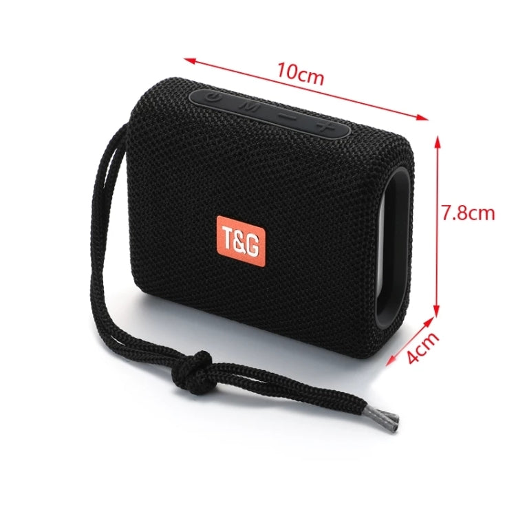 T&G TG313 Portable Outdoor Waterproof Bluetooth Speaker Subwoofer Support TF Card FM Radio AUX(Green) - Desktop Speaker by T&G | Online Shopping South Africa | PMC Jewellery | Buy Now Pay Later Mobicred