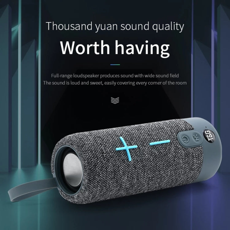 T&G TG619 Portable Bluetooth Wireless Speaker Waterproof Outdoor Bass Subwoofer Support AUX TF USB(Black) - Desktop Speaker by T&G | Online Shopping South Africa | PMC Jewellery | Buy Now Pay Later Mobicred