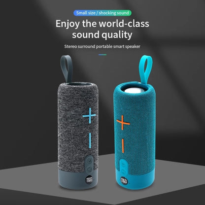 T&G TG619 Portable Bluetooth Wireless Speaker Waterproof Outdoor Bass Subwoofer Support AUX TF USB(Blue) - Desktop Speaker by T&G | Online Shopping South Africa | PMC Jewellery | Buy Now Pay Later Mobicred