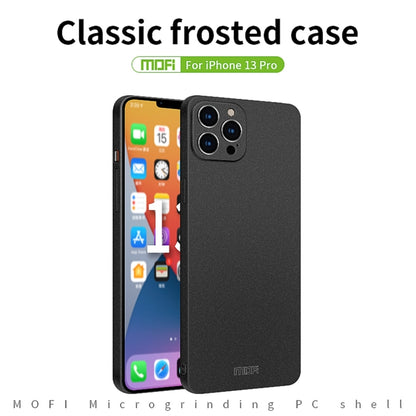 For iPhone 13 Pro MOFI Fandun Series Frosted PC Ultra-thin All-inclusive Protective Case (Grey) - iPhone 13 Pro Cases by MOFI | Online Shopping South Africa | PMC Jewellery