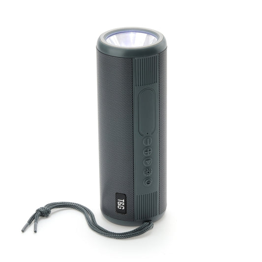 T&G TG635 Portable Outdoor Waterproof Bluetooth Speaker with Flashlight Function(Gray) - Waterproof Speaker by T&G | Online Shopping South Africa | PMC Jewellery | Buy Now Pay Later Mobicred