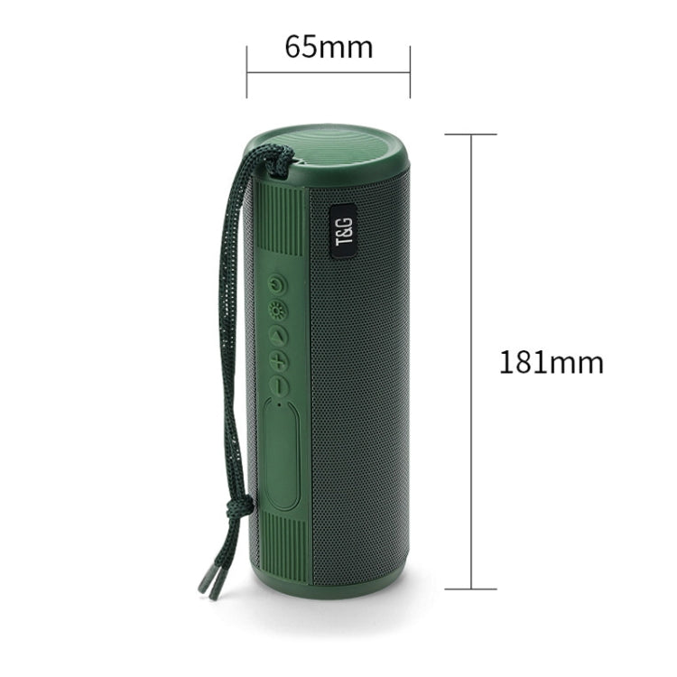 T&G TG635 Portable Outdoor Waterproof Bluetooth Speaker with Flashlight Function(Gray) - Waterproof Speaker by T&G | Online Shopping South Africa | PMC Jewellery | Buy Now Pay Later Mobicred