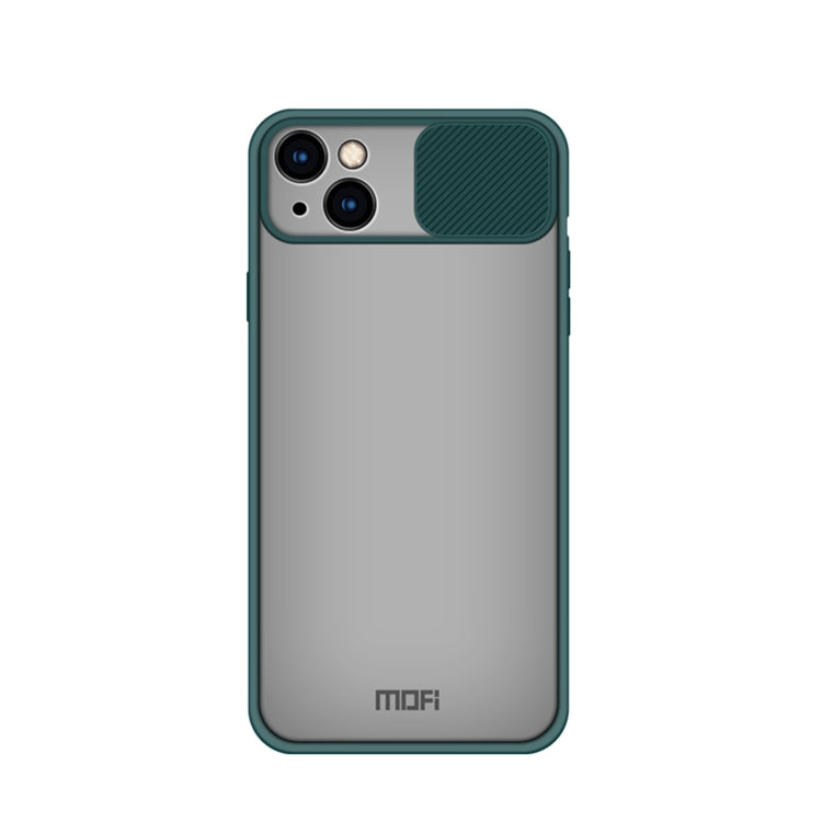 For iPhone 13 MOFI Translucent Frosted PC + TPU Phone Case(Green) - free shipping - PMC TechLife - Order now!
