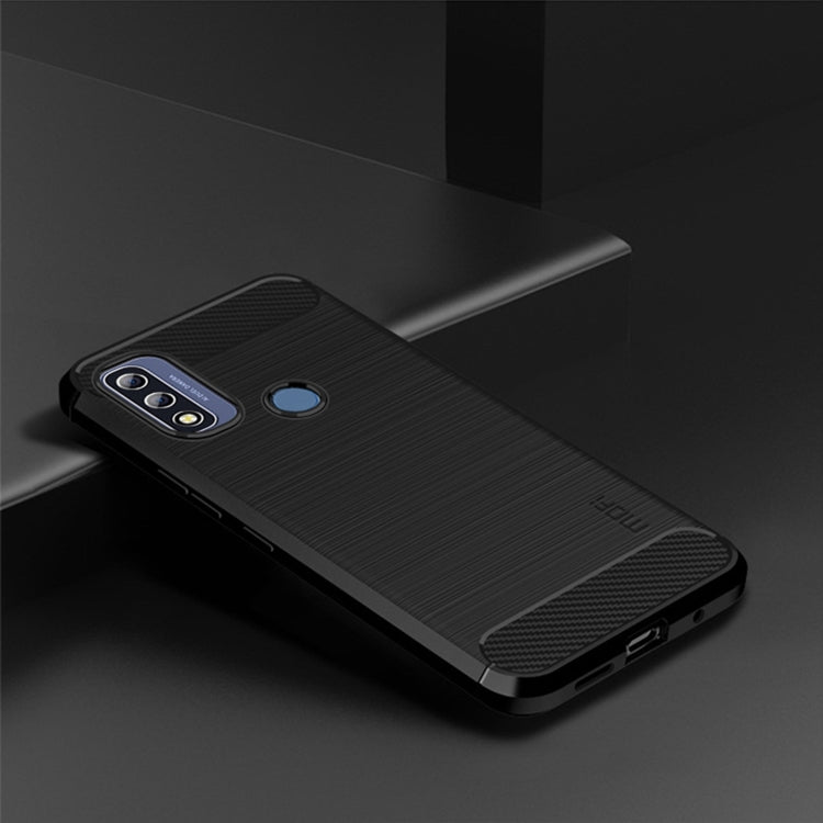 For Motorola Moto G Pure 2021 MOFI Gentleness Series Brushed Texture Carbon Fiber Soft TPU Case(Black) - Motorola Cases by MOFI | Online Shopping South Africa | PMC Jewellery | Buy Now Pay Later Mobicred