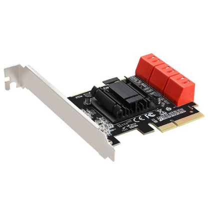 PCIe to SATA 3.0 6G Expansion Card - Add-on Cards by PMC Jewellery | Online Shopping South Africa | PMC Jewellery | Buy Now Pay Later Mobicred