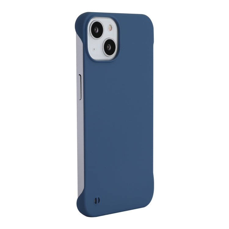 For iPhone 13 ENKAY Matte Frameless PC Phone Case(Dark Blue) - iPhone 13 Cases by ENKAY | Online Shopping South Africa | PMC Jewellery | Buy Now Pay Later Mobicred