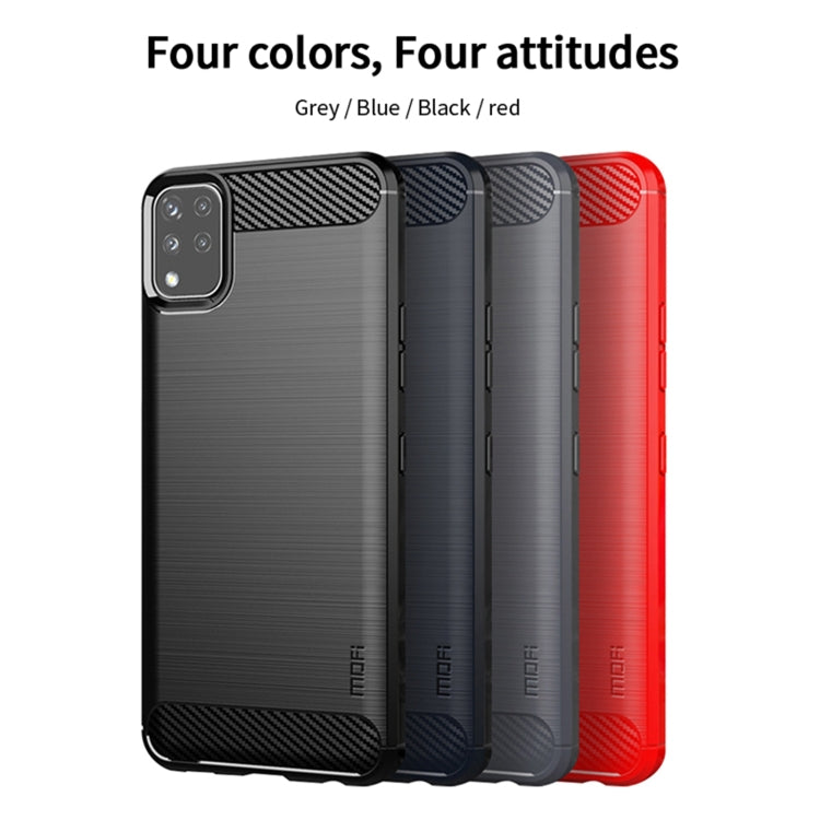 For LG K42 MOFI Gentleness Brushed Carbon Fiber Soft TPU Case(Red) - LG Cases by MOFI | Online Shopping South Africa | PMC TechLife | Buy Now Pay Later Mobicred