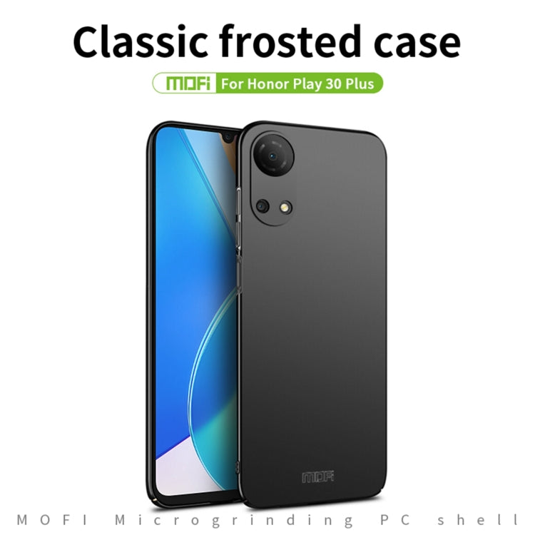 For Honor Play 30 Plus MOFI Frosted PC Ultra-thin Hard Case(Black) - Honor Cases by MOFI | Online Shopping South Africa | PMC TechLife | Buy Now Pay Later Mobicred