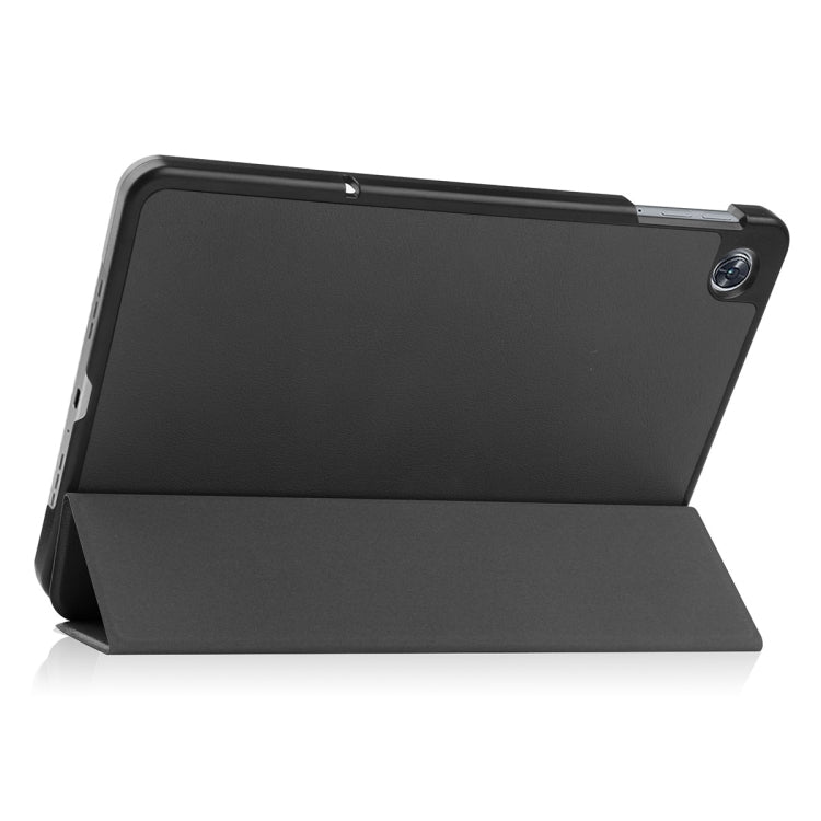 For OPPO Pad Air ENKAY Tri-fold Custer Texture Leather Smart Tablet Case(Black) - free shipping - PMc TechLife - Order now!