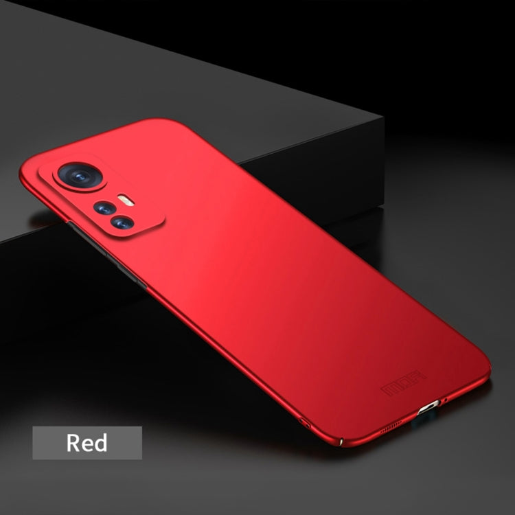 For Xiaomi 12 Pro MOFI Frosted PC Ultra-thin Hard Phone Case(Red) - Xiaomi Cases by MOFI | Online Shopping South Africa | PMC TechLife