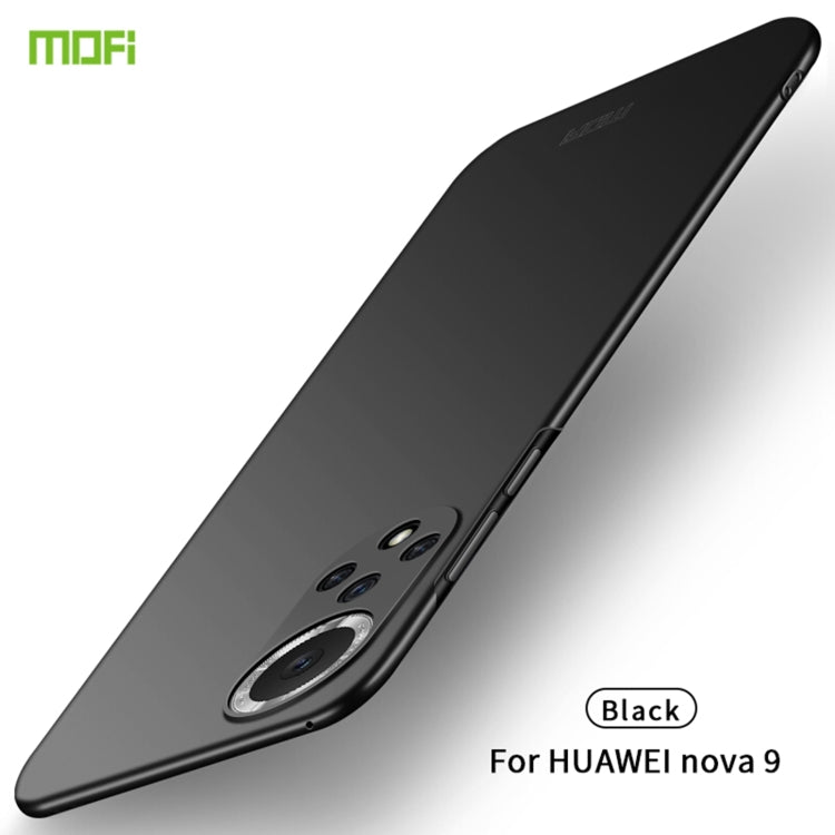 For Huawei Nova 9 MOFI Frosted PC Ultra-thin Hard Phone Case(Black) - Huawei Cases by MOFI | Online Shopping South Africa | PMC TechLife | Buy Now Pay Later Mobicred