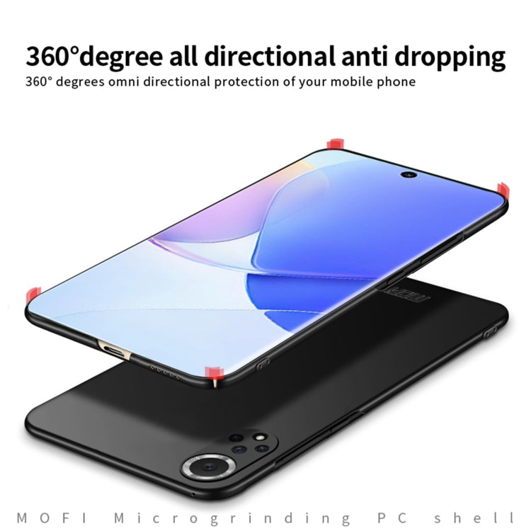For Huawei Nova 9 MOFI Frosted PC Ultra-thin Hard Phone Case(Black) - Huawei Cases by MOFI | Online Shopping South Africa | PMC TechLife | Buy Now Pay Later Mobicred