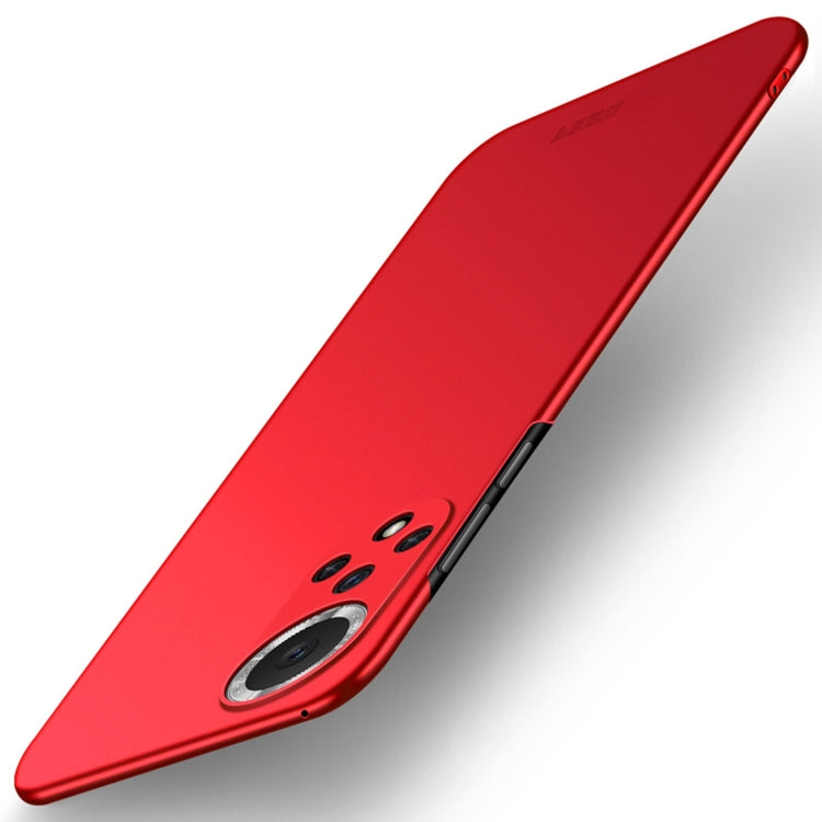 For Huawei Nova 9 MOFI Frosted PC Ultra-thin Hard Phone Case(Red) - Huawei Cases by MOFI | Online Shopping South Africa | PMC Jewellery