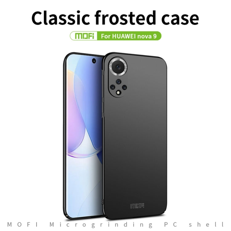 For Huawei Nova 9 MOFI Frosted PC Ultra-thin Hard Phone Case(Red) - Huawei Cases by MOFI | Online Shopping South Africa | PMC Jewellery