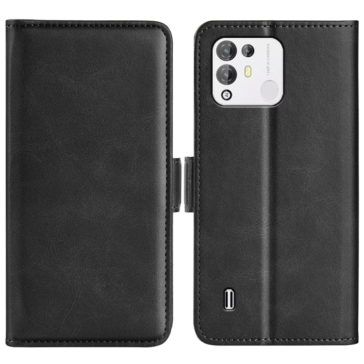 For Blackview A55 Pro Dual-side Magnetic Buckle Leather Phone Case(Black) - More Brand by PMC TechLife | Online Shopping South Africa | PMC TechLife