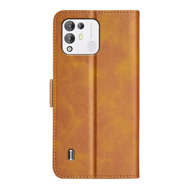 For Blackview A55 Pro Dual-side Magnetic Buckle Leather Phone Case(Yellow) - More Brand by PMC Jewellery | Online Shopping South Africa | PMC Jewellery | Buy Now Pay Later Mobicred